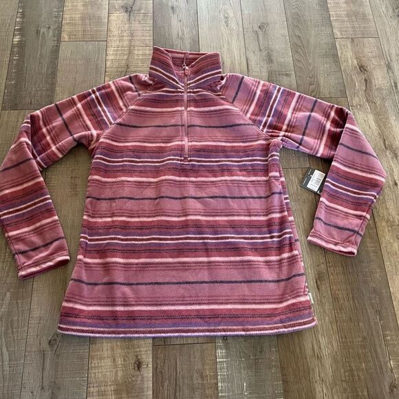 New! Eddie Bauer Fleece Sweater 1/4 Zip Medium - Picture 1 of 8